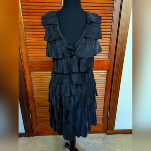 BCBG ruffle dress